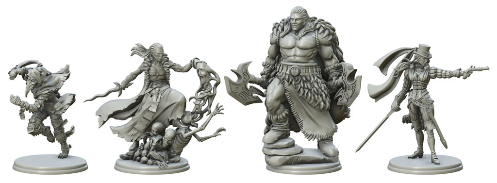Revenant, Necromancer, Nephilim, Courtesan